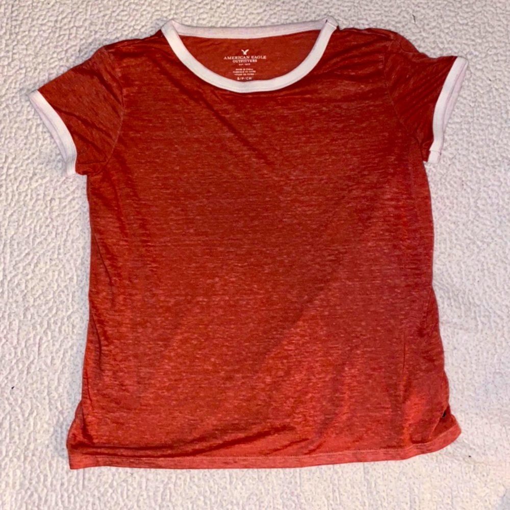 Red American Eagle Tee